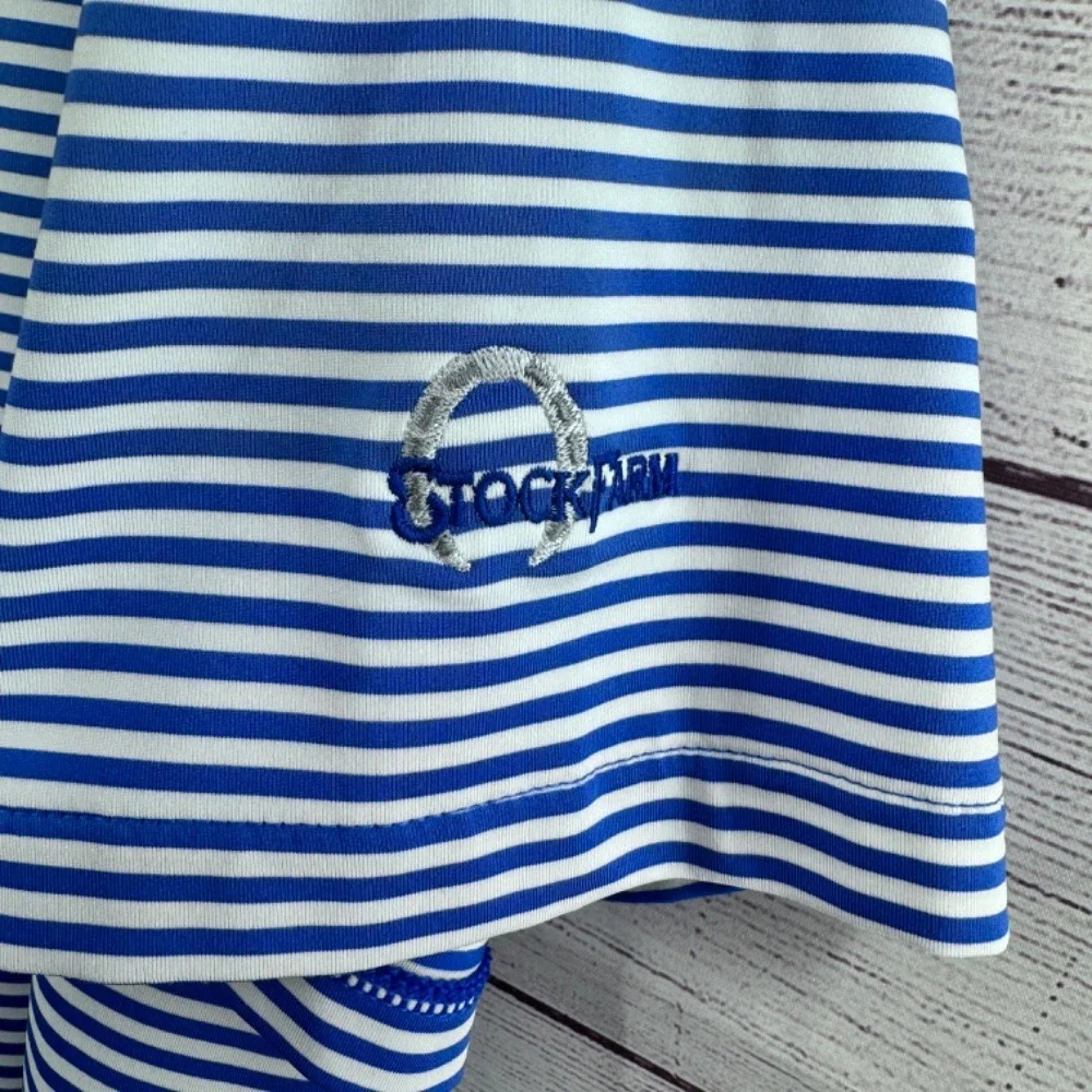 RLX Ralph Lauren‎ Golf Polo Shirt Striped Performance Stretch XL Summer